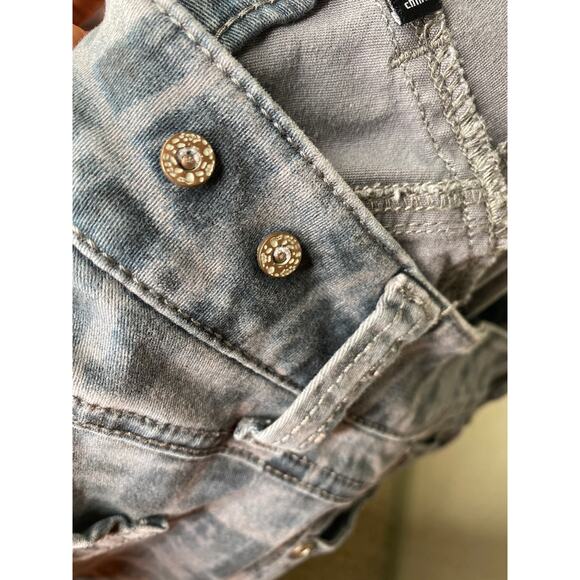 Cabi Tie Dye Skinny Denim Jeans Size 2 - Picture 7 of 13